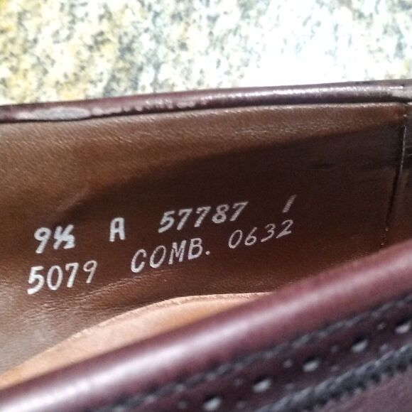 Allen Edmonds Bridgeton Men's Leather Tassel Loafers Burgundy Size 9.5 A 5079 - Picture 14 of 14